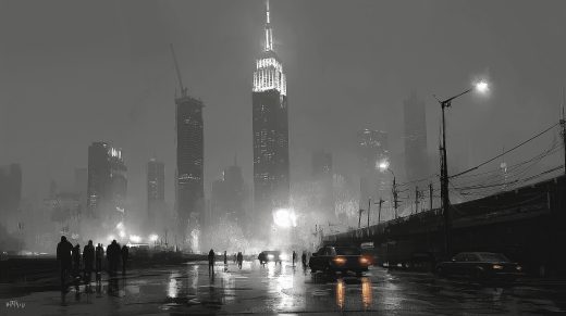 Rainy Street puzzle preview
